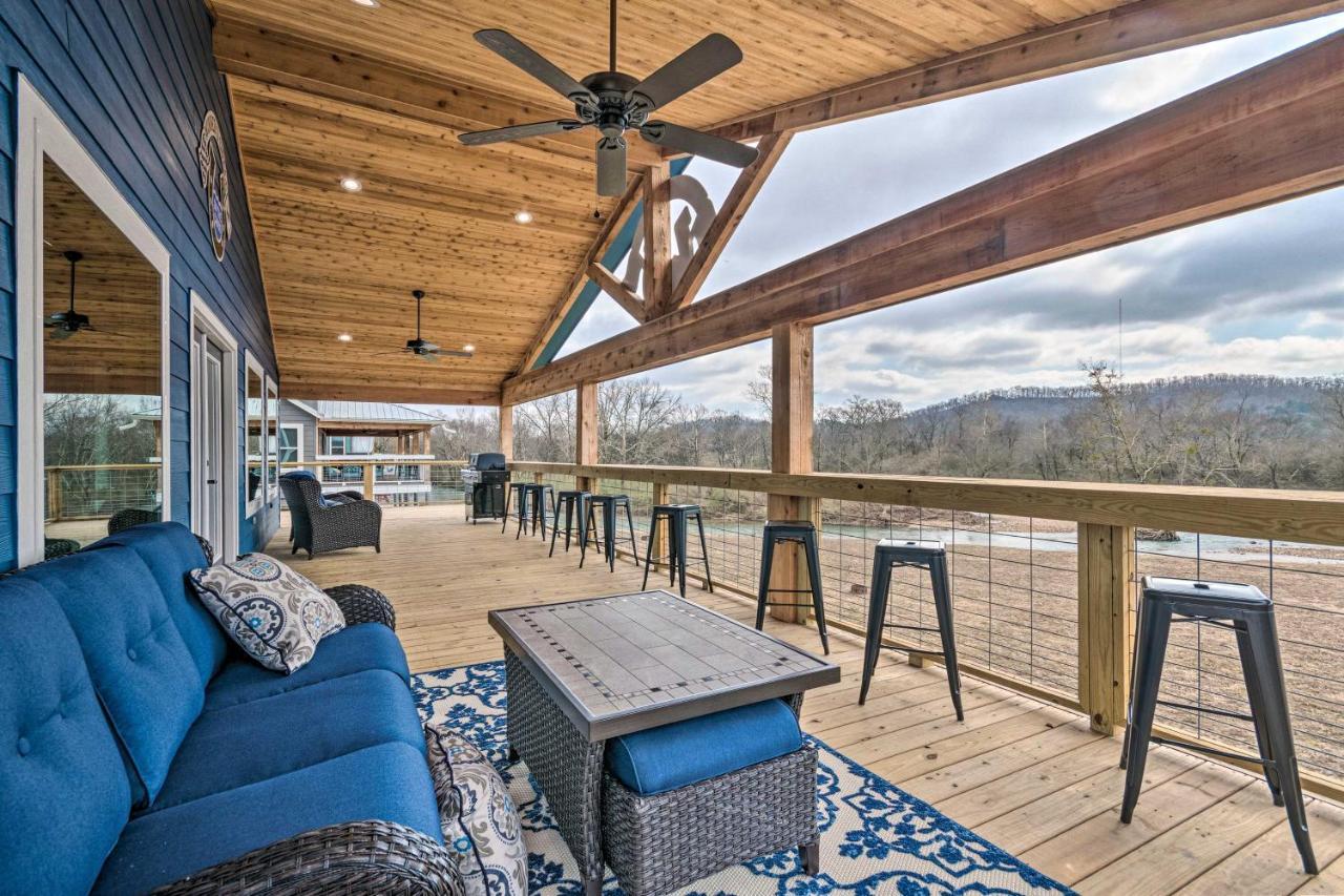 Upscale Riverfront Home With Beach And Fire Pit! Glenwood Exterior foto