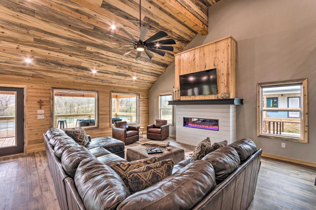 Upscale Riverfront Home With Beach And Fire Pit! Glenwood Exterior foto
