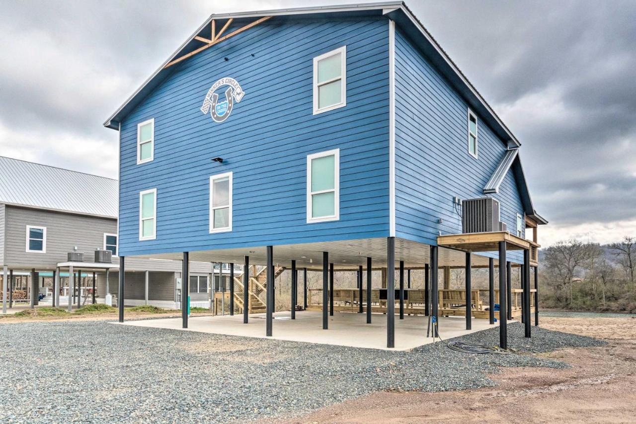 Upscale Riverfront Home With Beach And Fire Pit! Glenwood Exterior foto