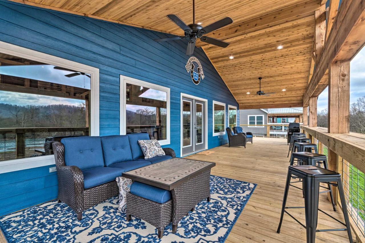 Upscale Riverfront Home With Beach And Fire Pit! Glenwood Exterior foto