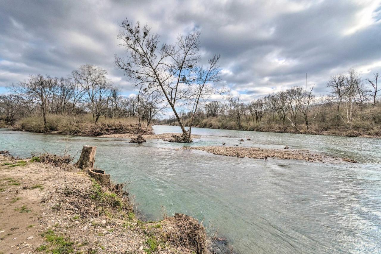 Upscale Riverfront Home With Beach And Fire Pit! Glenwood Exterior foto